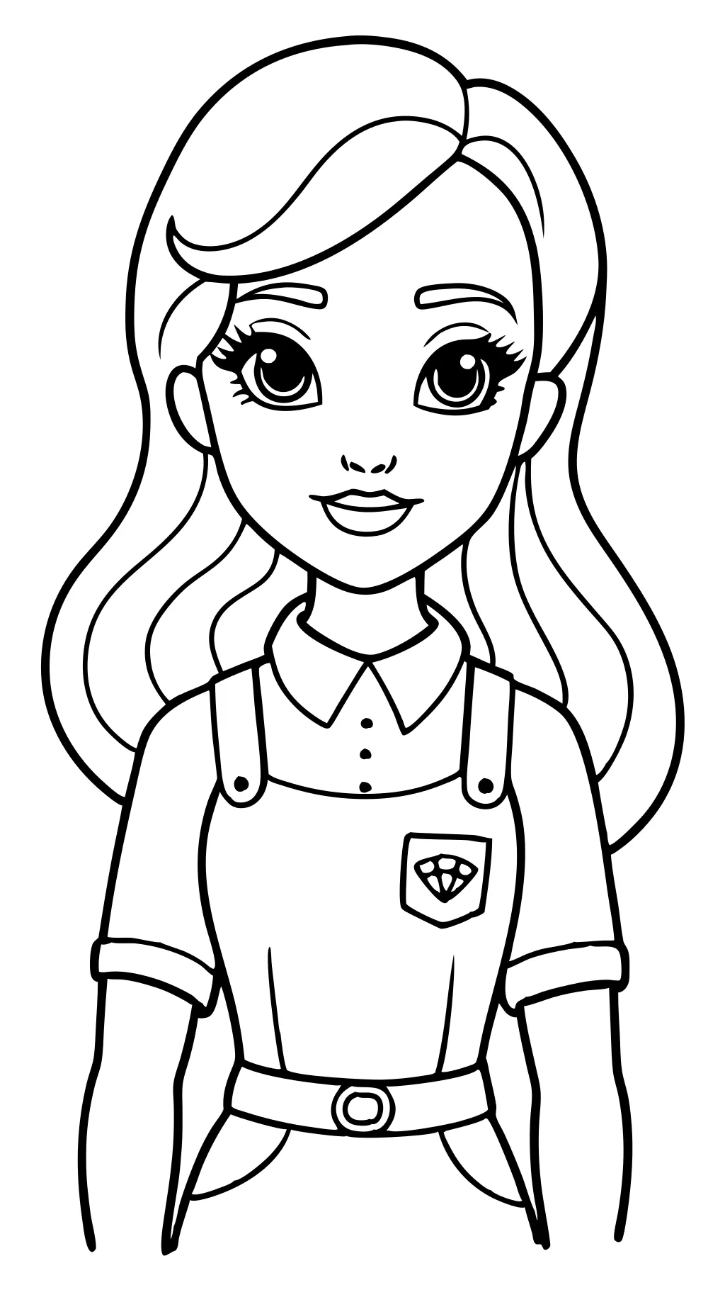 coloriages Barbie à imprimer